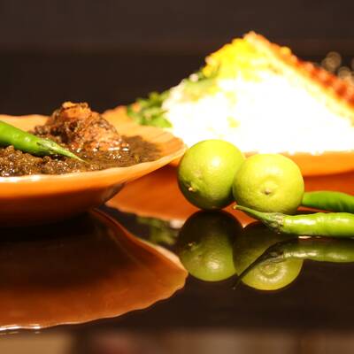 کاتغ ماهی(خورش ماهی)